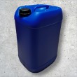 Bidon Plastique Bleu 25 L litres avec Bouchon Hermétique DIN 61 – PEHD Résistant pour Liquides Alimentaires et Chimiques – Poign