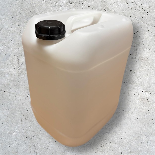 Bidon Plastique 20 L litres avec Bouchon Hermétique DIN 61 – PEHD Résistant pour Liquides Alimentaires et Chimiques – Poignée Er