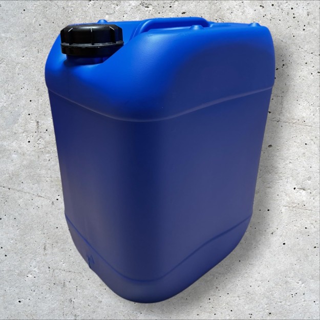 Bidon Plastique Bleu 20 L litres Bouchon Hermétique DIN 61 – PEHD Résistant pour Liquides Alimentaires et Chimiques – Poignée Er
