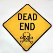 Road Sign Dead End XL