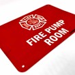 Sign Fire Pump Room