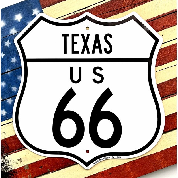 Road Sign US 66 Texas