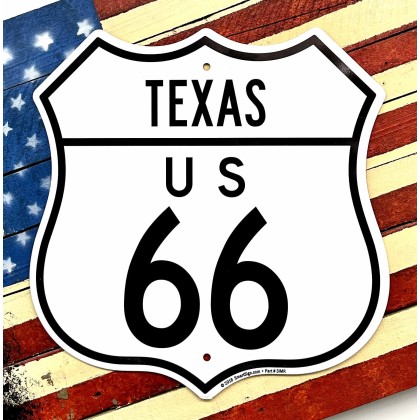 Road Sign US 66 Texas