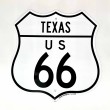 Road Sign US 66 Texas