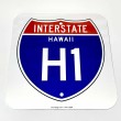 Road Sign Interstate H1 Hawaii