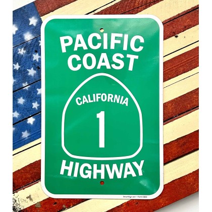 Road Sign Pacific Coast 1