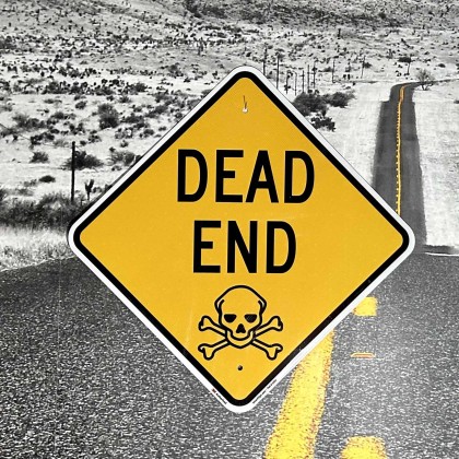 Road Sign Dead End XL