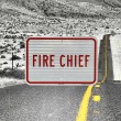 Sign Fire Chief